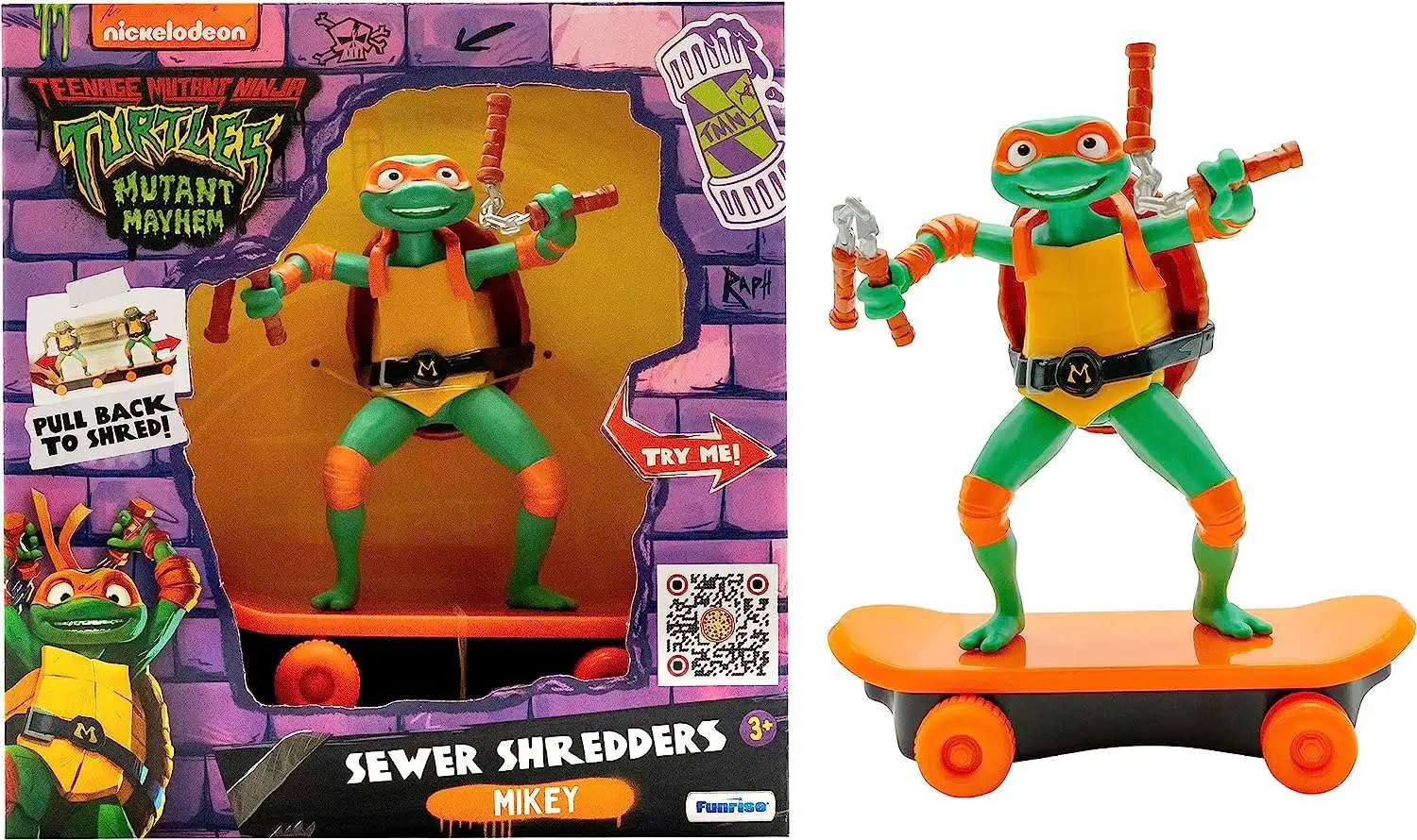 Sewer Shredders Mikey Pullback