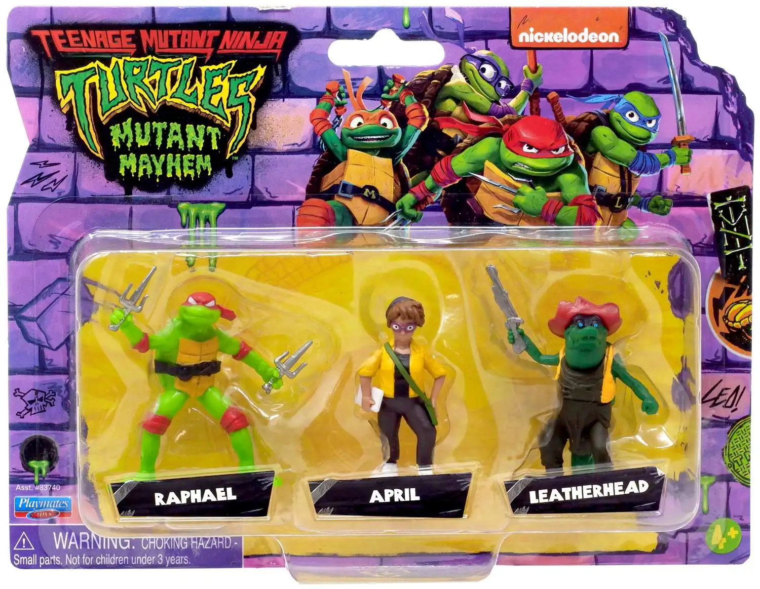 Raphael, April & Leatherhead Mini 3-Pack