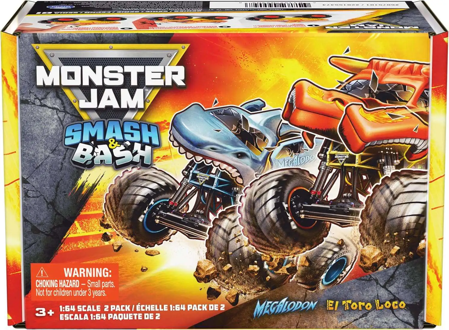 Smash & Bash Megalodon & El Toro Loco