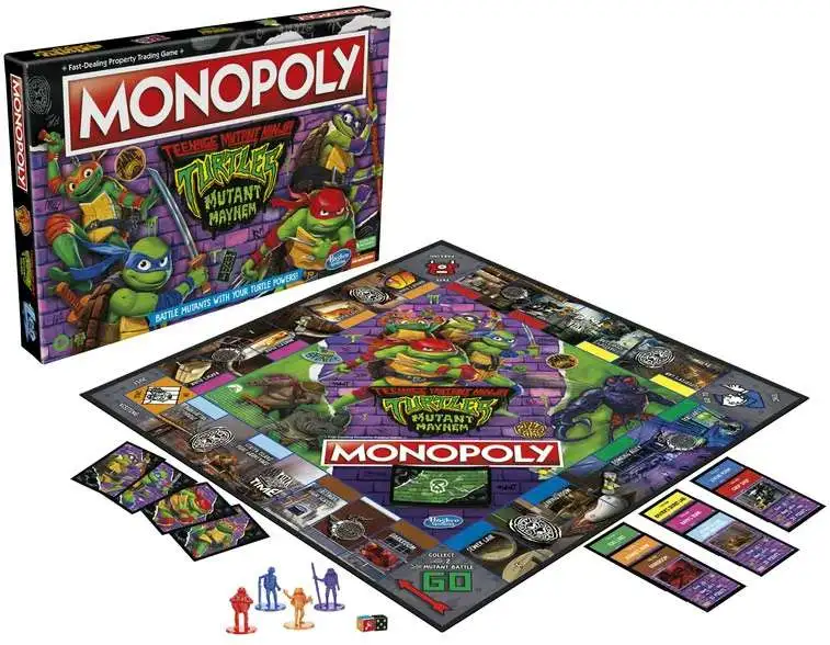 Mutant Mayhem Monopoly