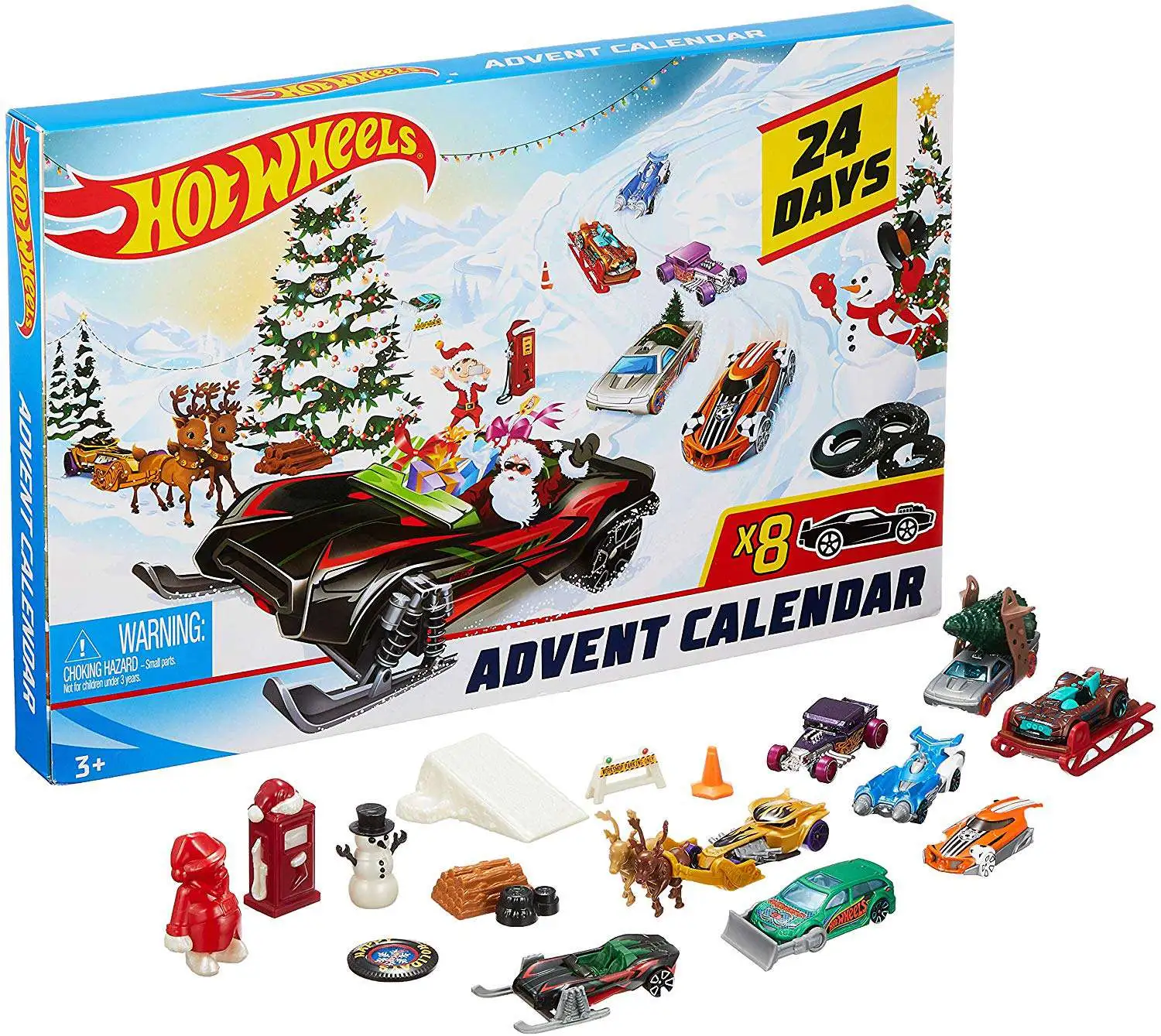 2019 Hot Wheels Holiday Hot Rods Advent Calendar
