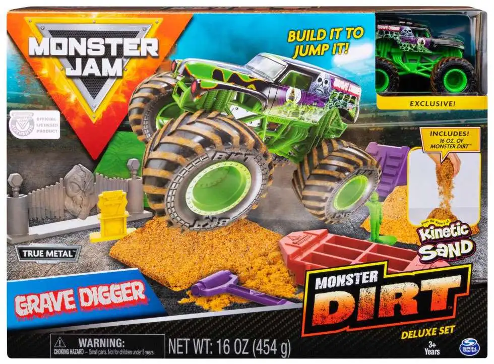 Monster Dirt Grave Digger Playset